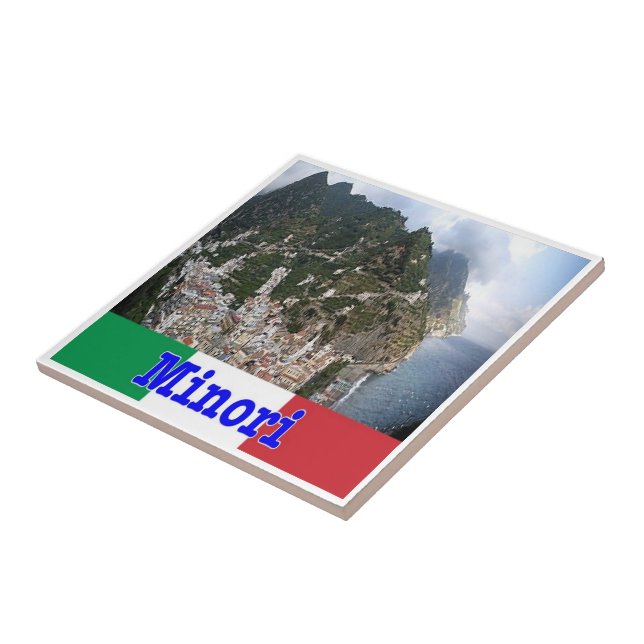 CMP104 AMALFI COAST, MINORI, Italy, Ceramic Tile (Side)