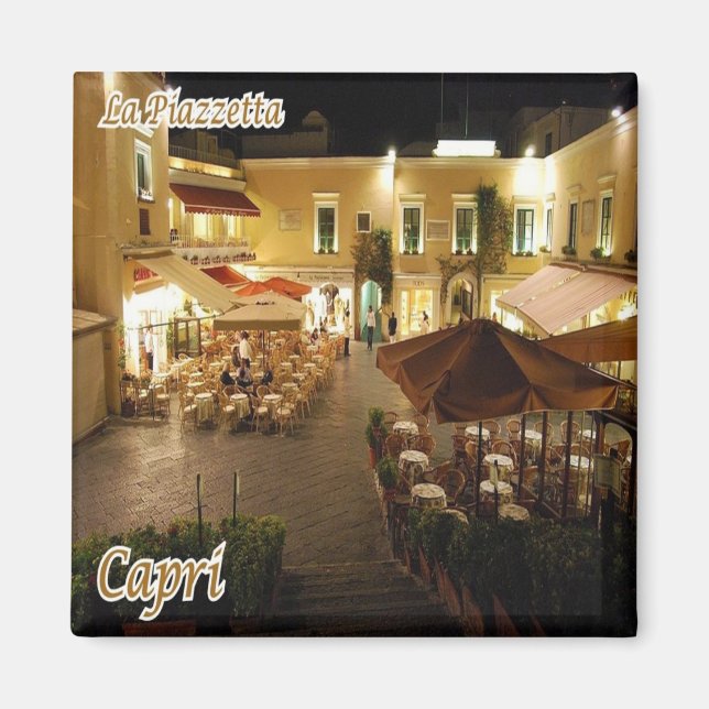 CMP127 CAPRI The Famous Little Square, Fridge Magnet (Front)