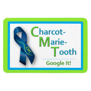 CMT Awareness Magnet (lime green)