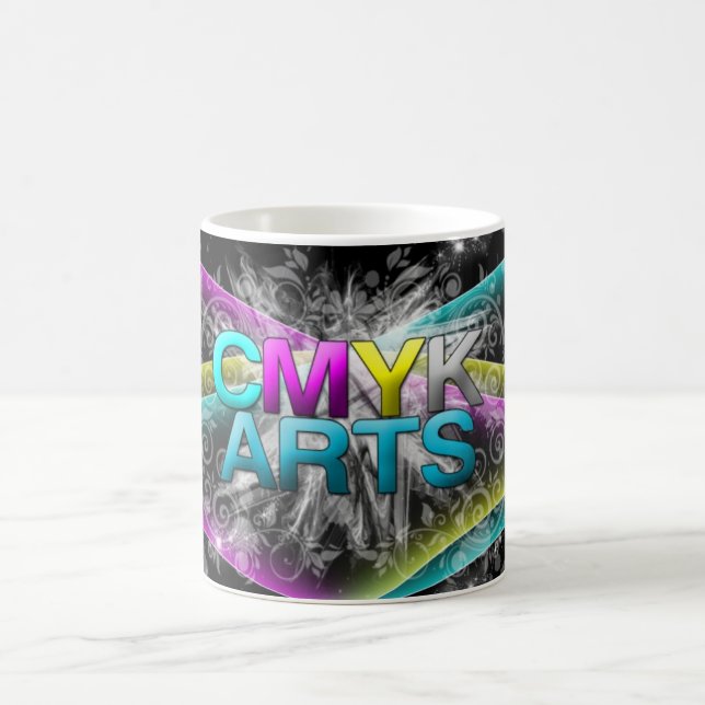 CMYK Abstract Design Coffee Mug (Center)