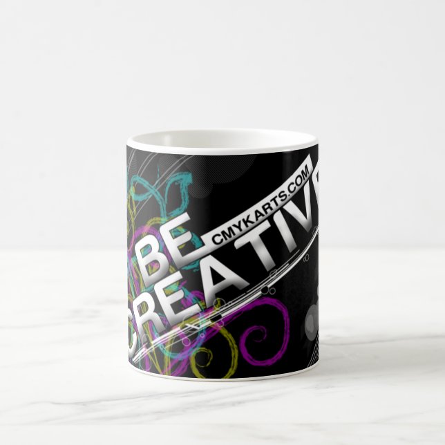 CMYK BE CREATIVE COFFEE MUG (Center)