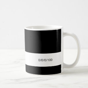CMYK Black Coffee Mug