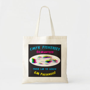 cmyk fisheries tote bag