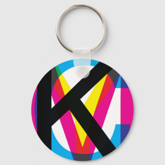 CMYK pile Key Ring