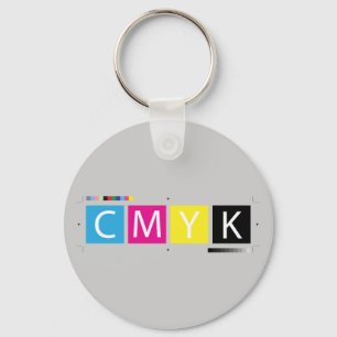 CMYK Pre-Press Colours Key Ring