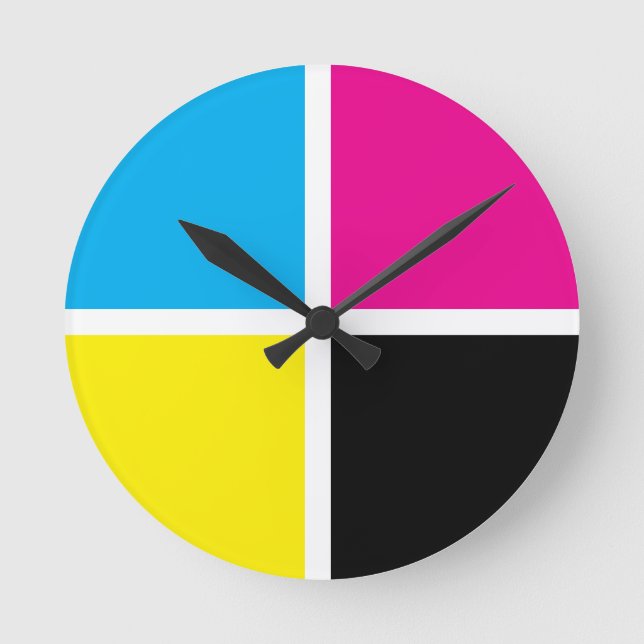 cmyk round clock (Front)