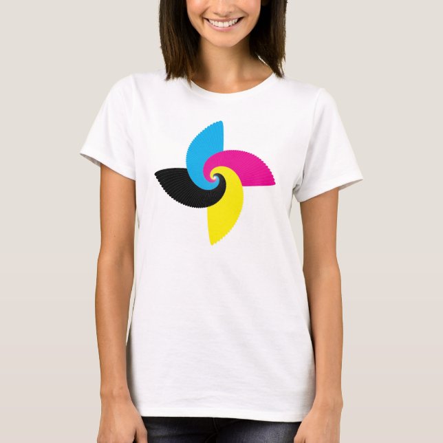 CMYK snayl T-Shirt (Front)