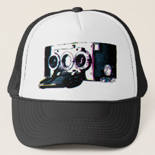 CMYK Vintage Camera Picture Pop Art Trucker Hat