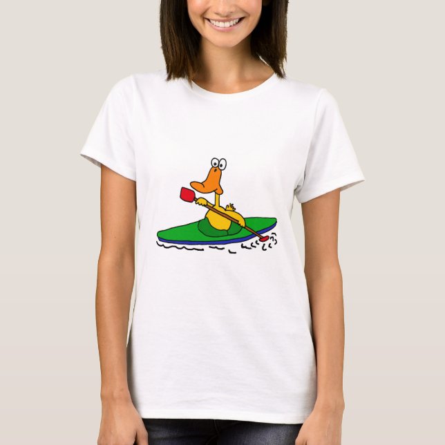 CN- Funny Kayaking Duck T-Shirt (Front)