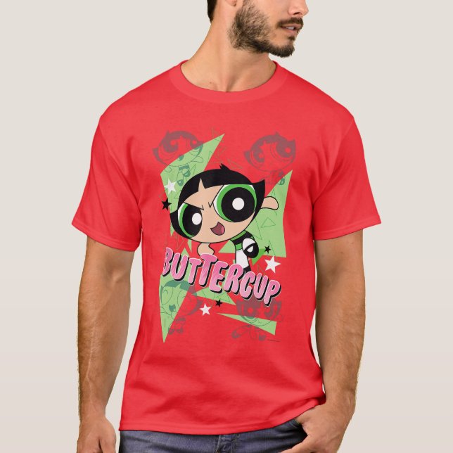 CN The Powerpuff Girls Buttercup Moves T-Shirt (Front)