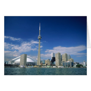 CN Tower and Skydome in Toronto, Ontario,