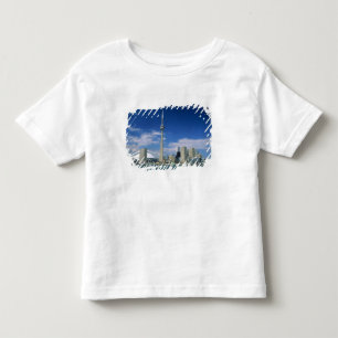 CN Tower and Skydome in Toronto, Ontario, Toddler T-Shirt