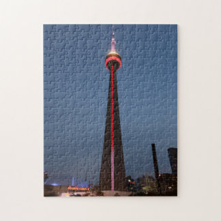 CN Tower at Night - Toronto, Canada Jigsaw Puzzle