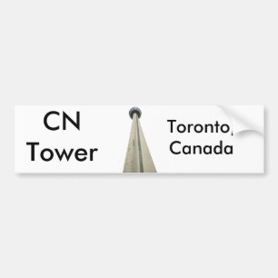 CN Tower Bumper Sticker