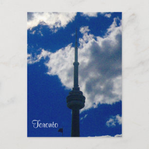 cn tower canada postcard