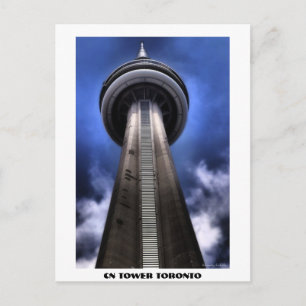 CN TOWER sign, CN TOWER TORONTO Postcard