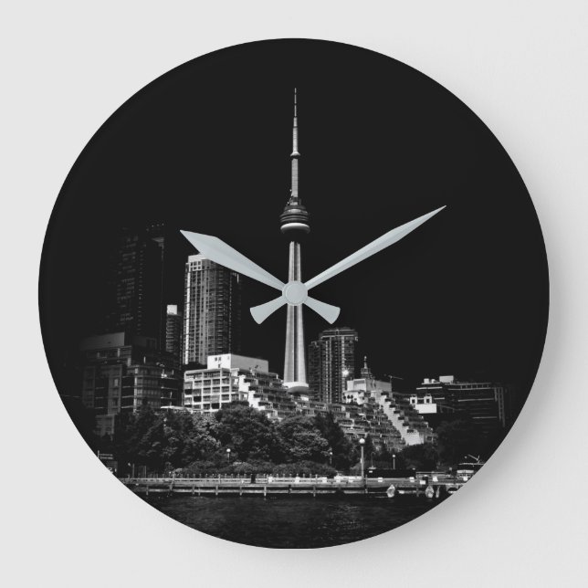 CN Tower Toronto Canada 1 Large Clock (Front)