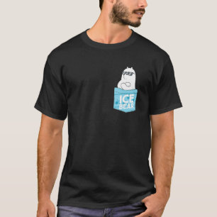 CN We Bare Bears Ice Bear Faux Pocket T-Shirt