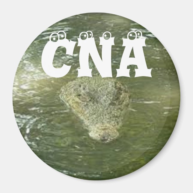 CNA alligator Magnet (Front)