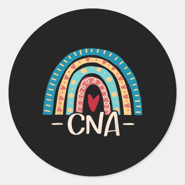 Cna - Appreciation Week Certified Nursing Istant N Classic Round Sticker (Front)