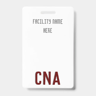 CNA Badge Hanger, Customizable ID Badge
