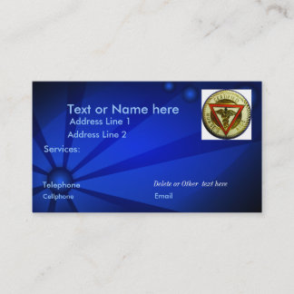 CNA business card template