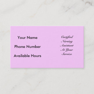 CNA Business cards