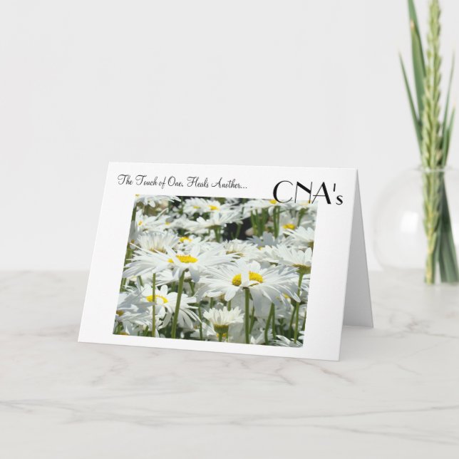 CNA cards Touch Healing Caring CNAs greeting Cards (Front)