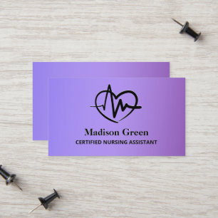 CNA Certified Nursing Assistant Calling Card