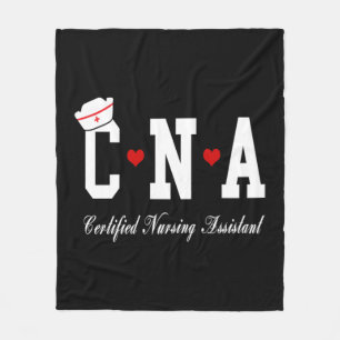 CNA - CERTIFIED NURSING ASSISTANT FLEECE BLANKET
