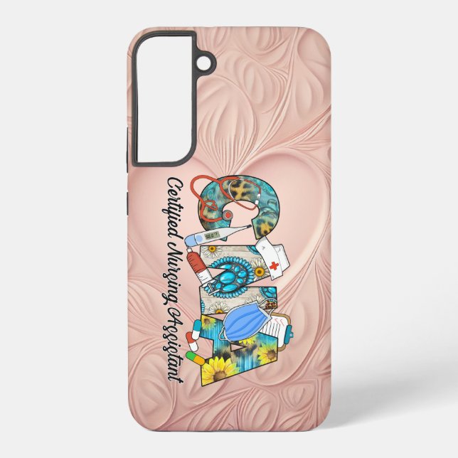 CNA Certified Nursing Assistant Samsung Galaxy S22+ Case (Back)