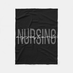 Cna Certified Nursing Istant Medical Fleece Blanket