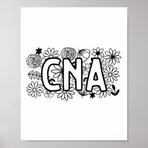 Cna Certified Nursing Istant Patient Health Care W Poster