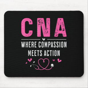 Cna Certified Nursing Istant Patient Health Medica Mouse Pad