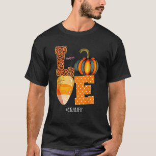 CNA Life Love Nurse Life Halloween Costume Leopard T-Shirt