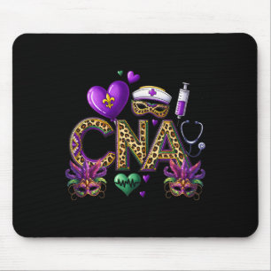 Cna Mardi Gras Certified Nursing Istant Mardil Gra Mouse Pad