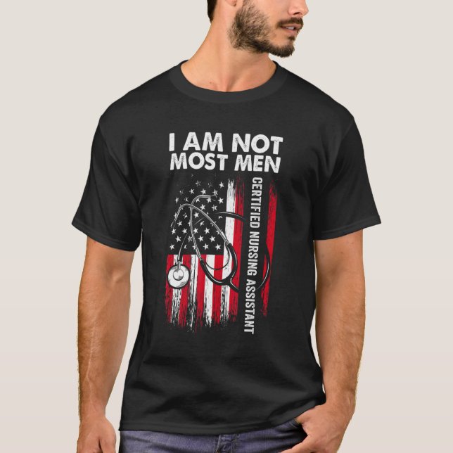 CNA Most Men Certified Nursing Assistant 2  T-Shirt (Front)