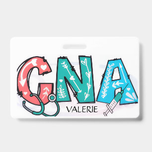 CNA Name Badge ID Badge