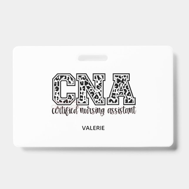 CNA Name Badge ID Badge (Front)
