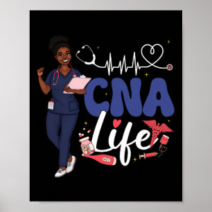 Cna Nurse Black History Month African American Jun Poster