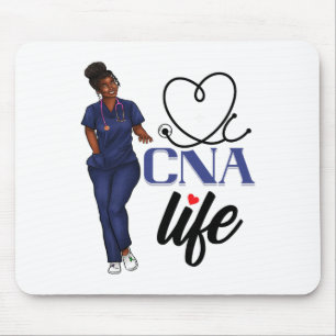 Cna Nurse Black History Month African American Mouse Pad