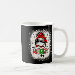 Cna Nurse Messy Bun Nurse's Aid Christmas  Coffee Mug