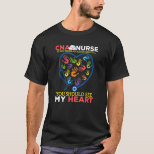 Cna Nurse You Should See My Heart Vintage Nurse T-Shirt