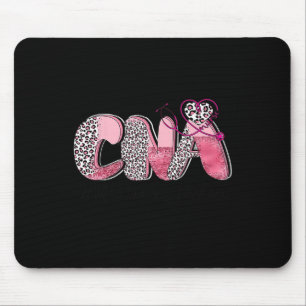 Cna Pink Ribbon Breast Cancer Awareness Warrior Su Mouse Pad