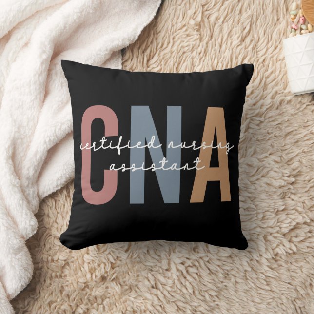 CNA Retro Certified Nursing Assistant Cushion (Blanket)