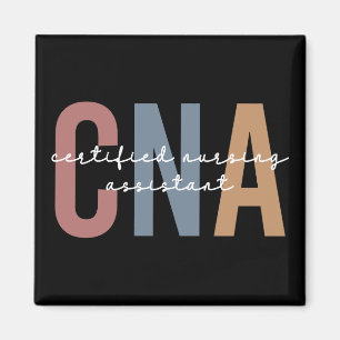 CNA Retro Certified Nursing Assistant Magnet