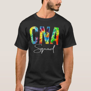 CNA Squad Appreciation Day Tie Dye For Women For W T-Shirt