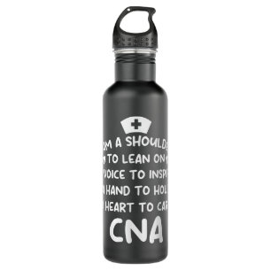 CNA Support Certified Nursing Assistant Medical Nu 710 Ml Water Bottle