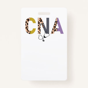 CNA work badge  ID Badge