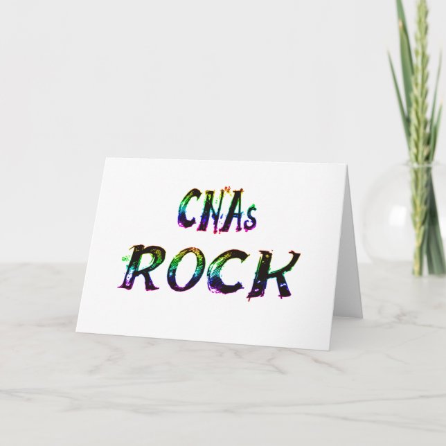 CNAs ROCK COLOR Card (Front)